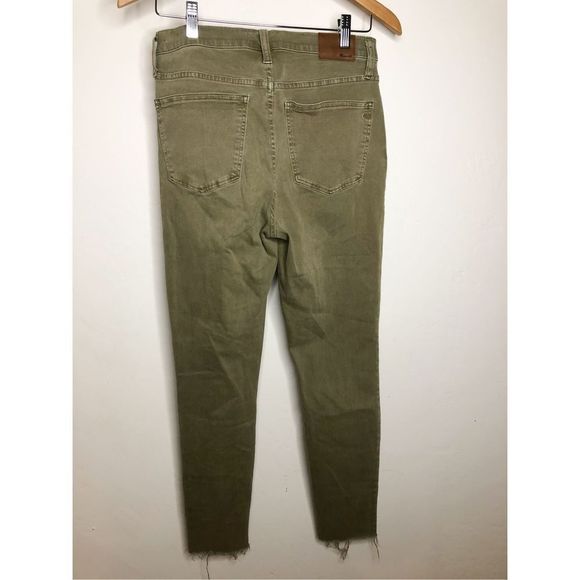Madewell 9” high rise skinny jeans raw hem size 28 - Picture 3 of 11